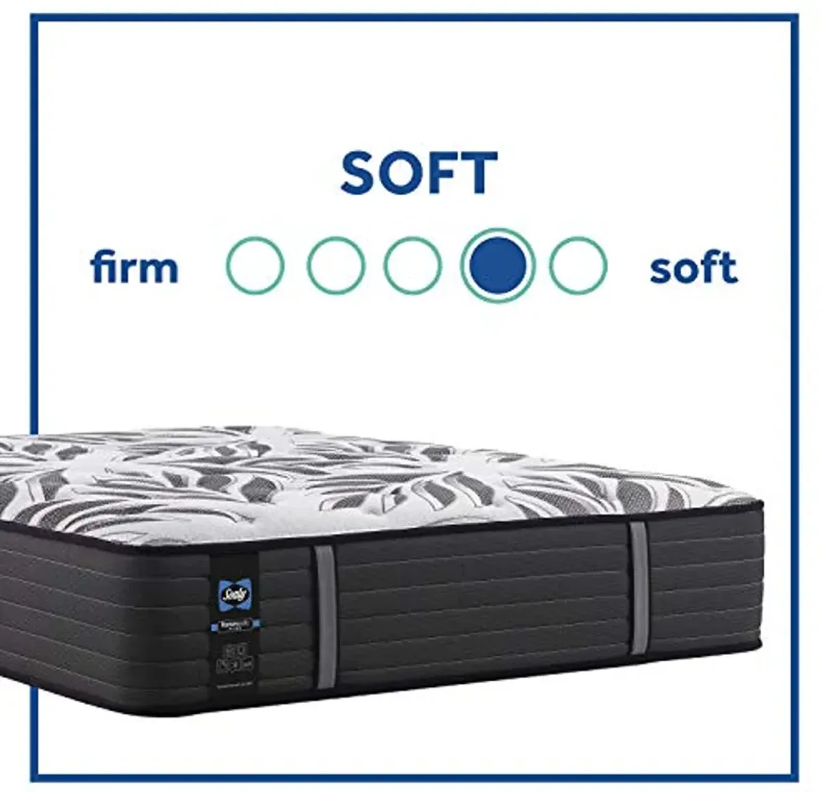 Sealy Posturepedic Plus, Tight Top 14 Plush Soft Mattress with Surface-Guard and 5-Inch Foundation, California King