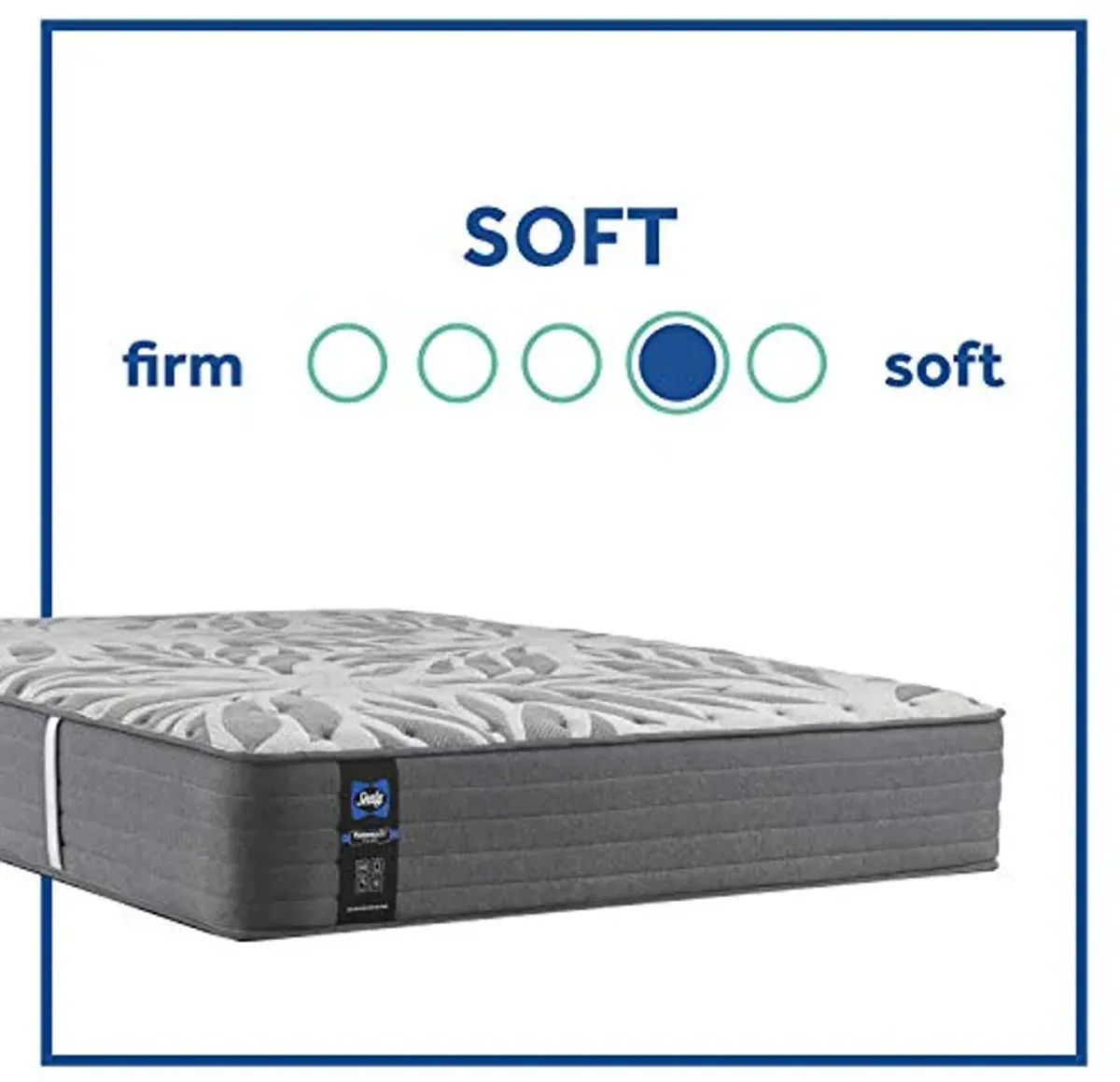 Sealy Posturepedic Plus, Tight Top 13-Inch Plush Soft Mattress with Surface-Guard-Split California King, Grey