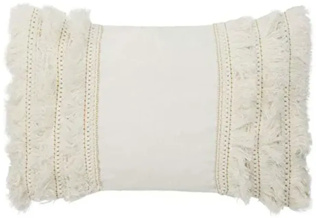 SAFAVIEH Grema 12 x 20-inch White Bohemian Decorative Throw Pillow