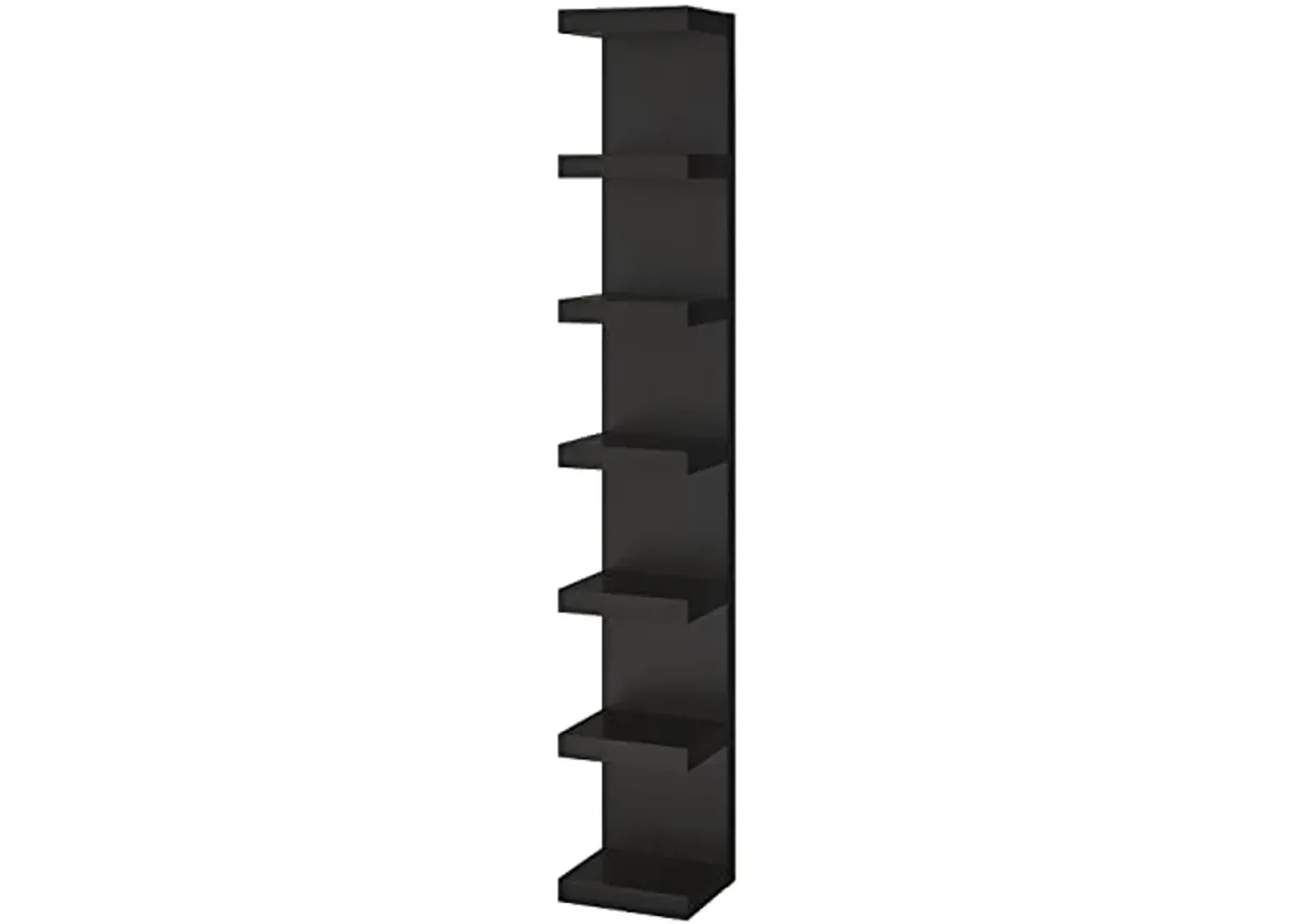 IKEA Lack Wall Shelf Unit Black-Brown 11 3/4x74 3/4 804.305.91