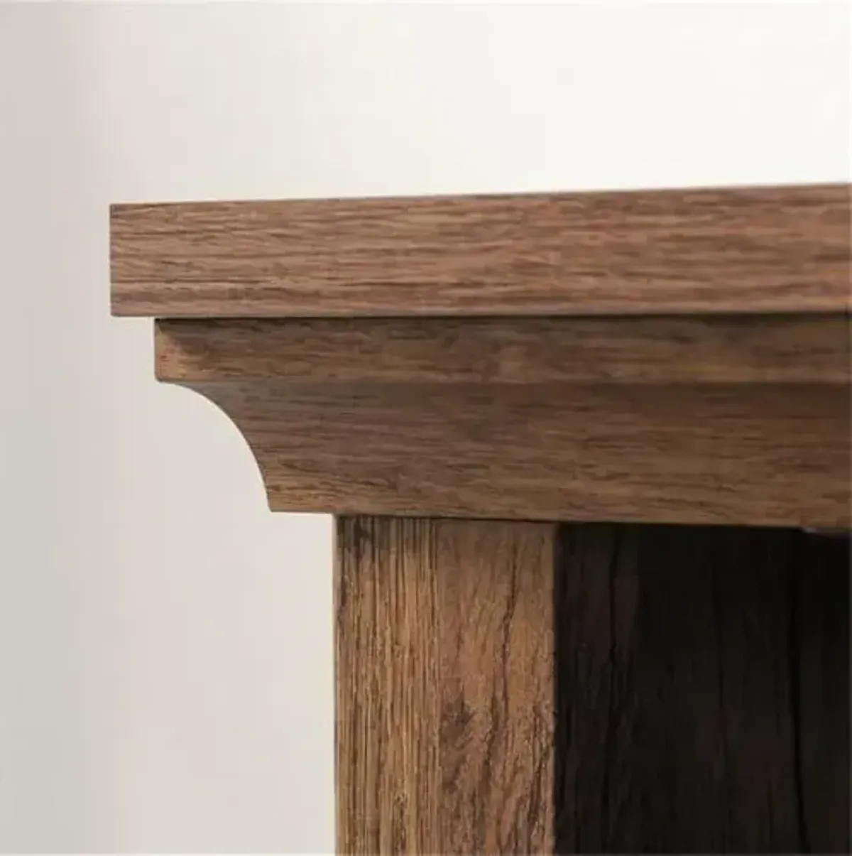 Sauder Select Engineered Wood 3-Shelf Bookcase in Vintage Oak