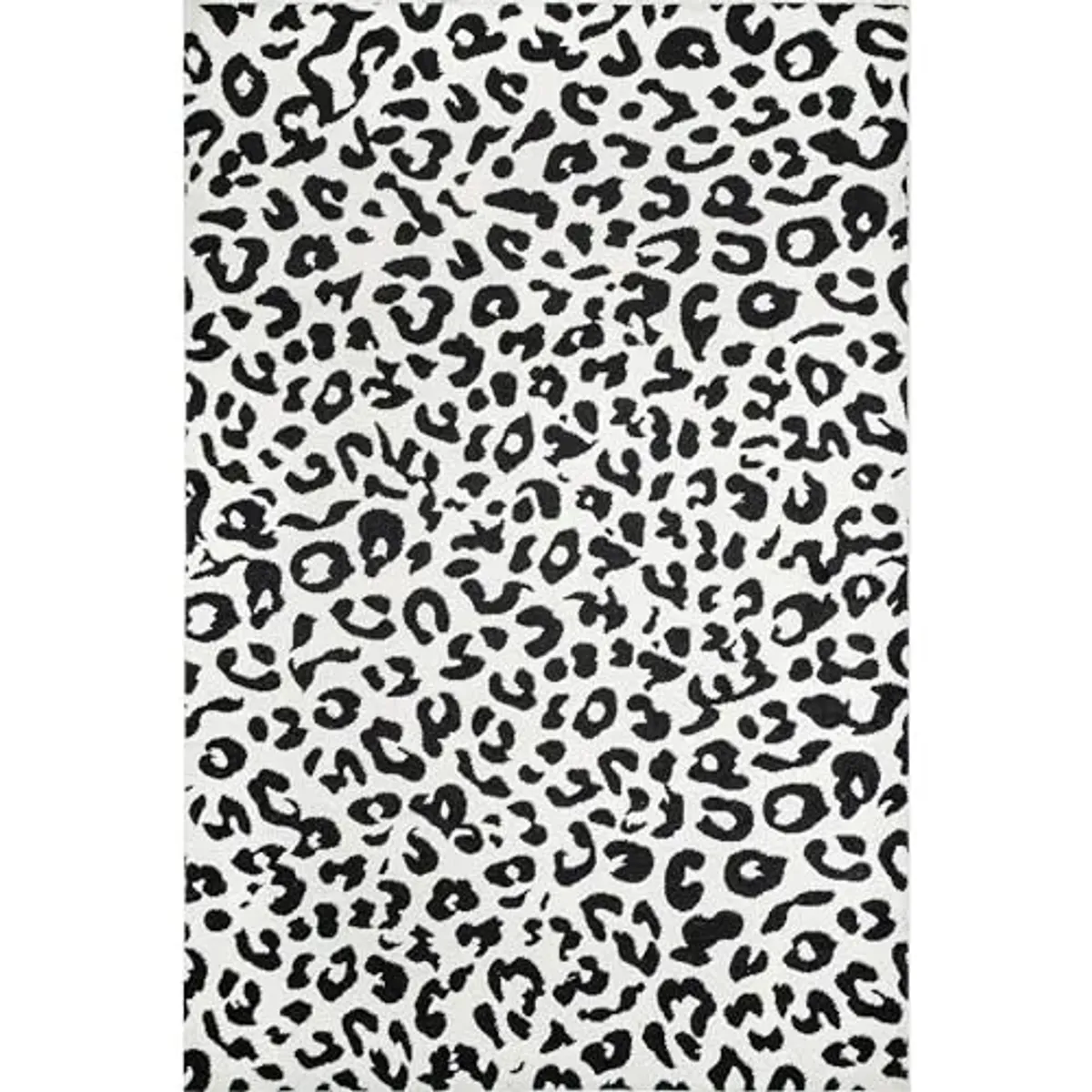 nuLOOM Annette Modern Leopard Print Area Rug, 8x10, Dark Grey