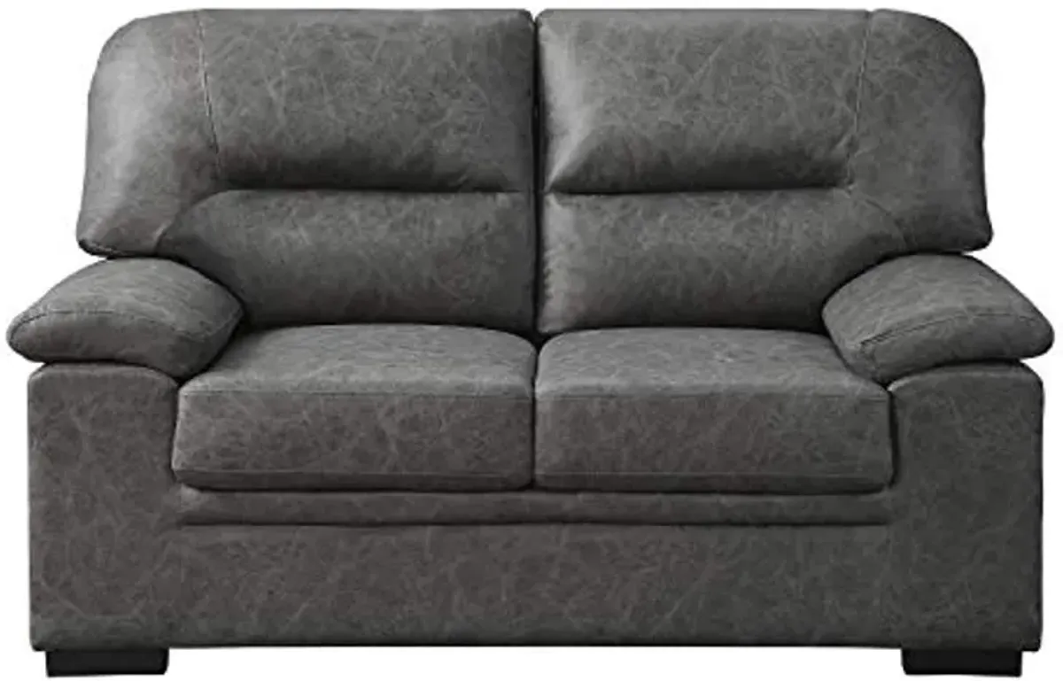 Lexicon Elon Loveseat, Dark Grey