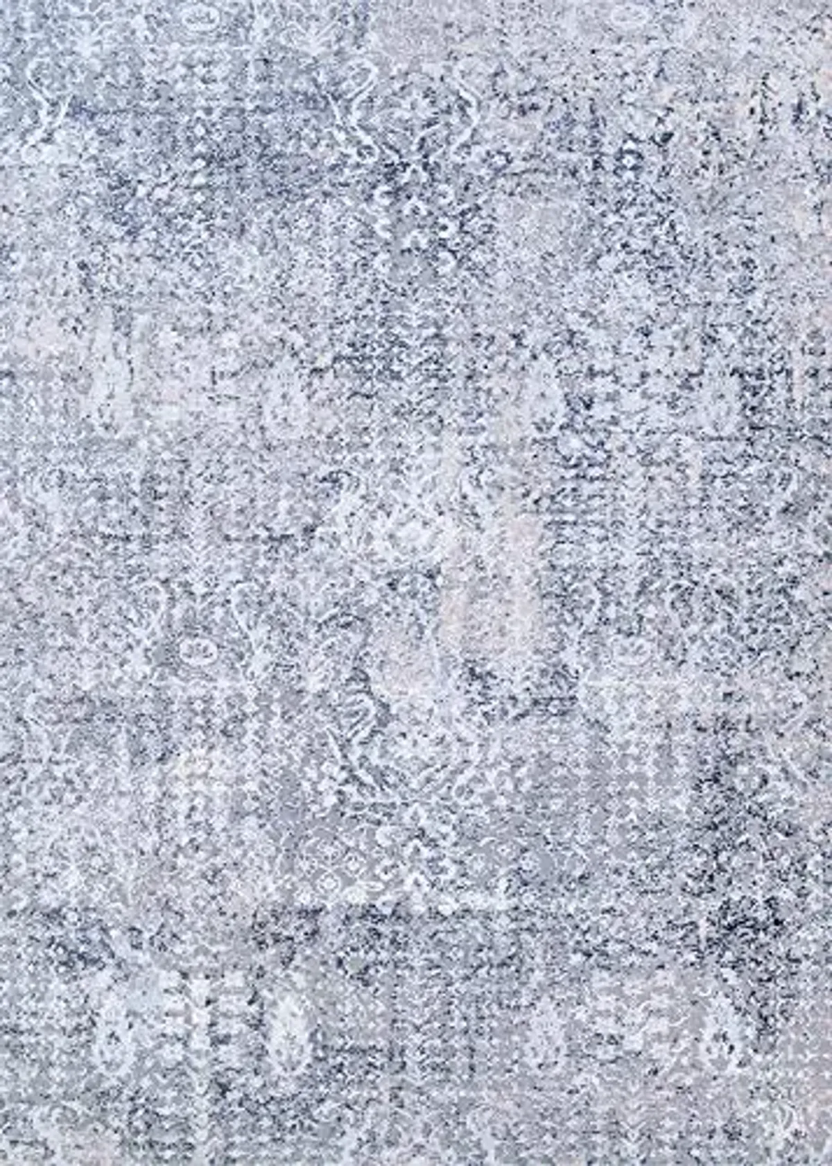 Couristan Europa Area Rug - Amalthea 2' X 3'11" Rectangle in Mist Color, Floral, High Low, Home Decor