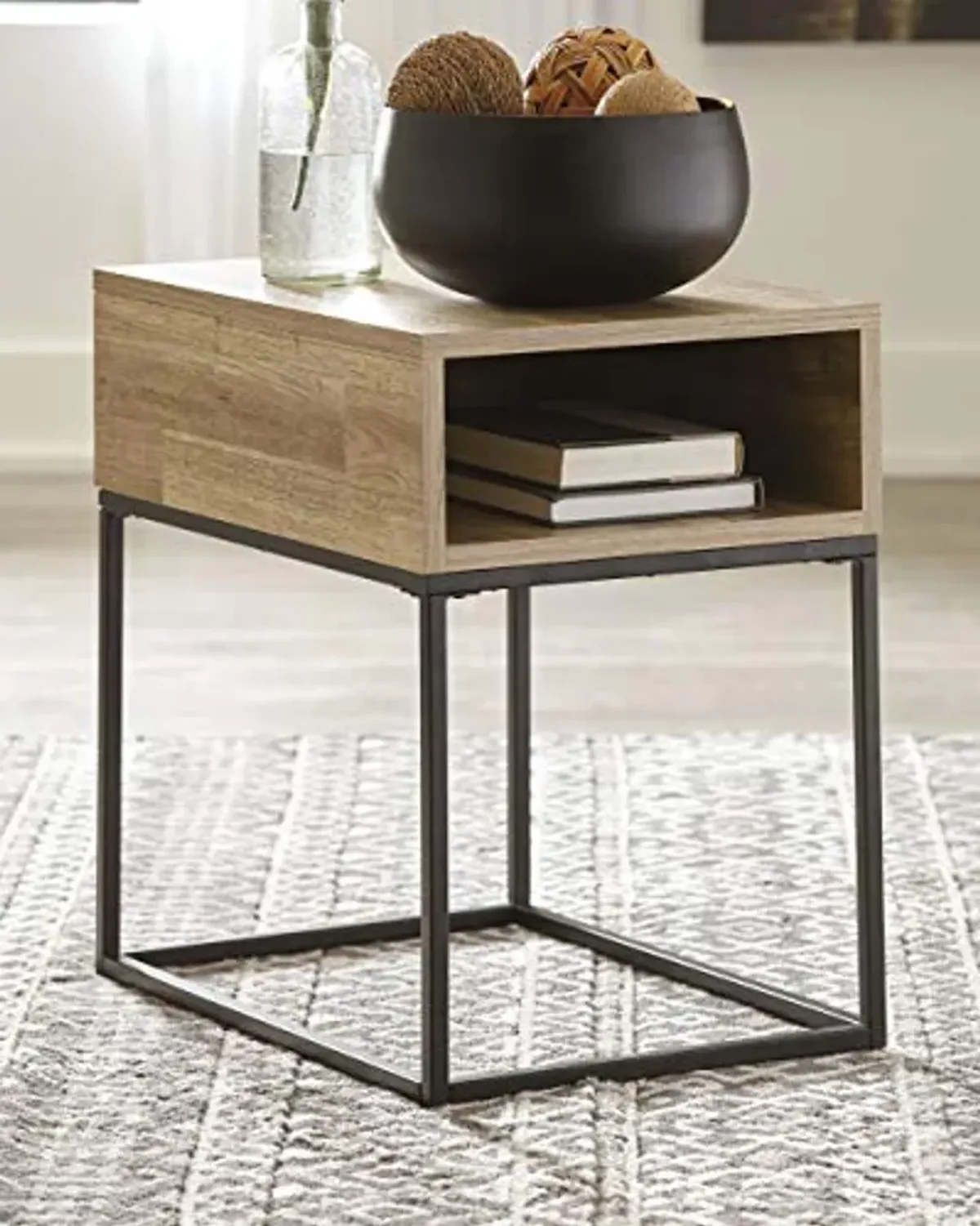 Signature Design by Ashley Gerdanet Rectangular End Table, 16"W x 22"D x 22"H, Brown