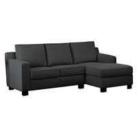 Abbyson Living Fabric Sectional, Charcoal