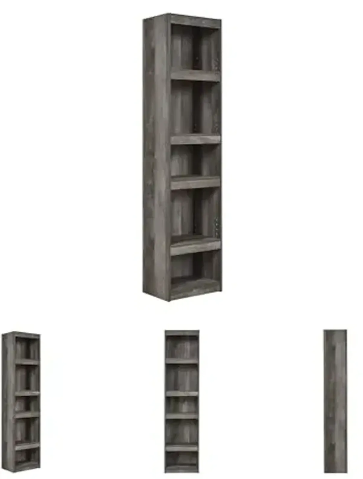 Signature Design by Ashley Wynnlow Rustic Pier-Style 72" Bookcase, Grayish Brown