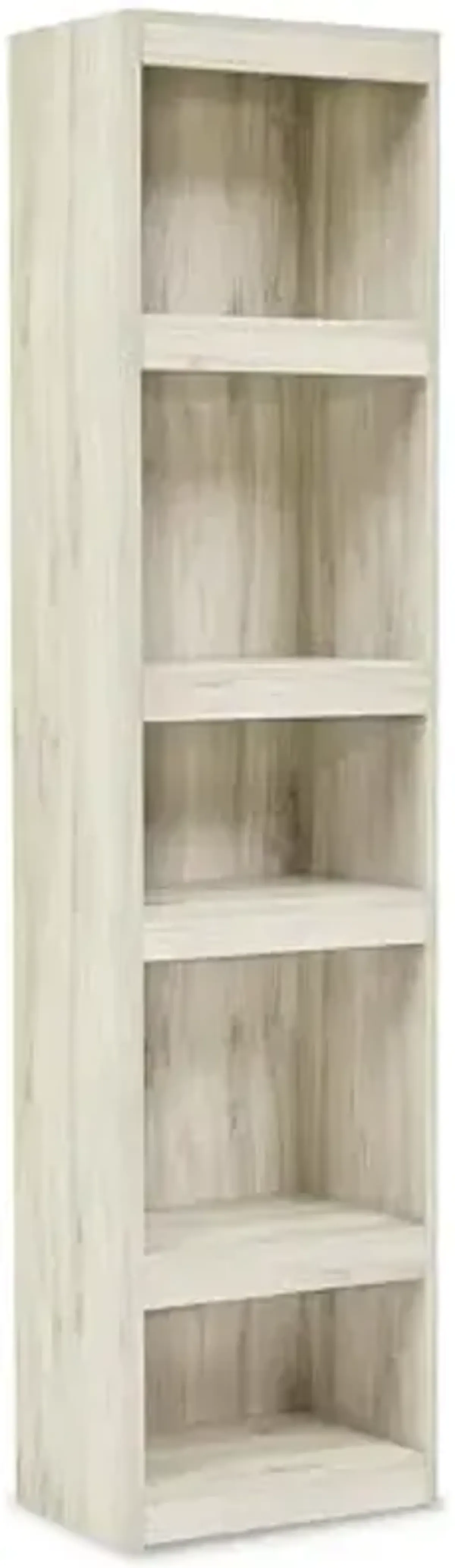 Signature Design by Ashley Bellaby Farmhouse Pier with 3 Adjustable Shelves, Whitewash