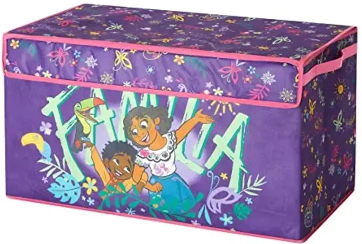 Idea Nuova Disney Encanto Collapsible Children’s Toy Storage Trunk, Durable with Lid