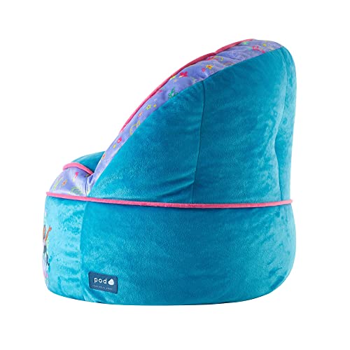 Idea Nuova Disney Encanto Madrigal Family Blue Round Bean Bag Chair for Kids, Ages 3+, Large