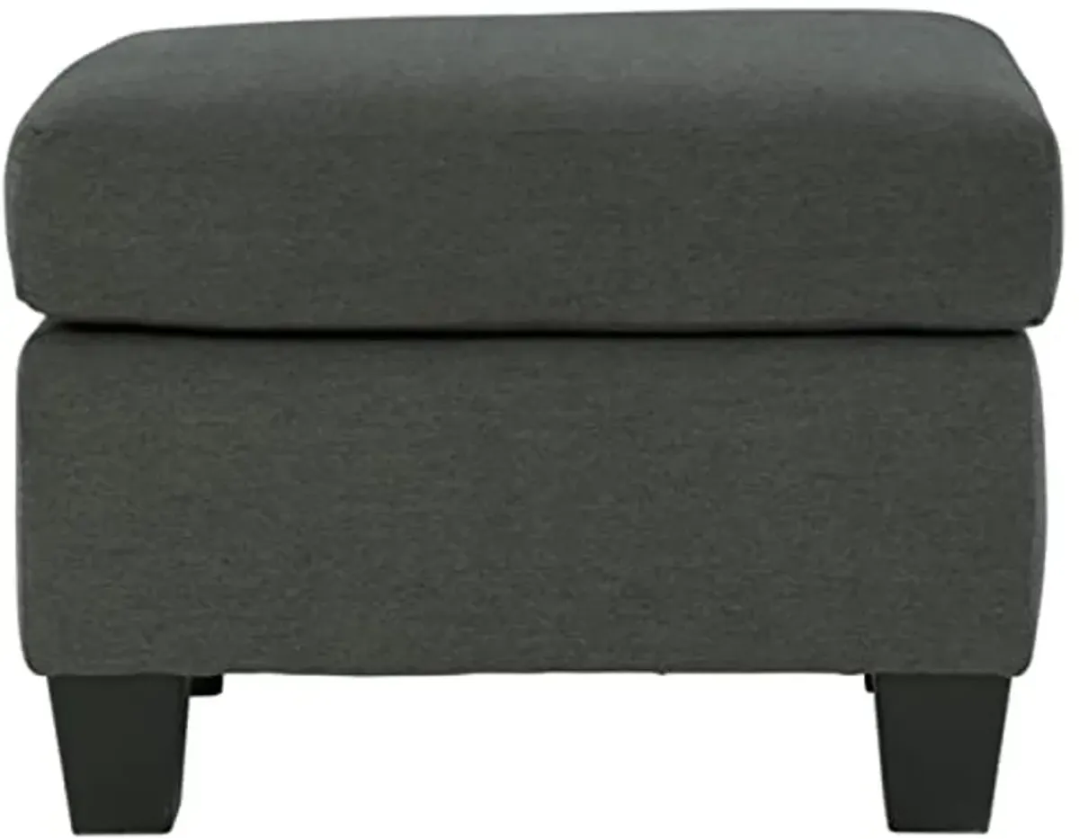 Signature Design by Ashley Bayonne Contemporary Ottoman, Gray