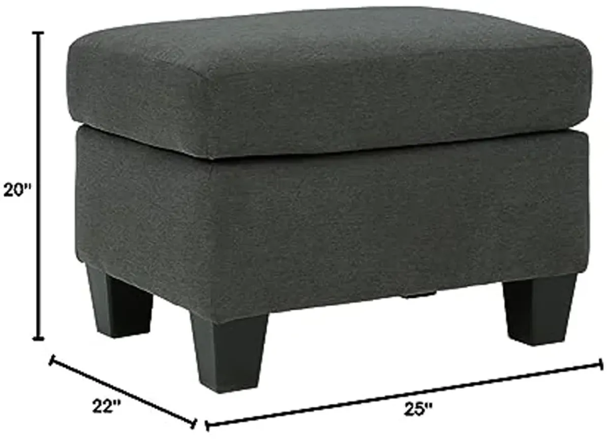 Signature Design by Ashley Bayonne Contemporary Ottoman, Gray