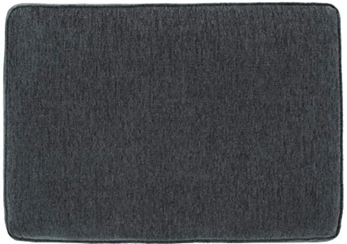 Signature Design by Ashley Abinger Contemporary Rectangle Ottoman, Dark Gray