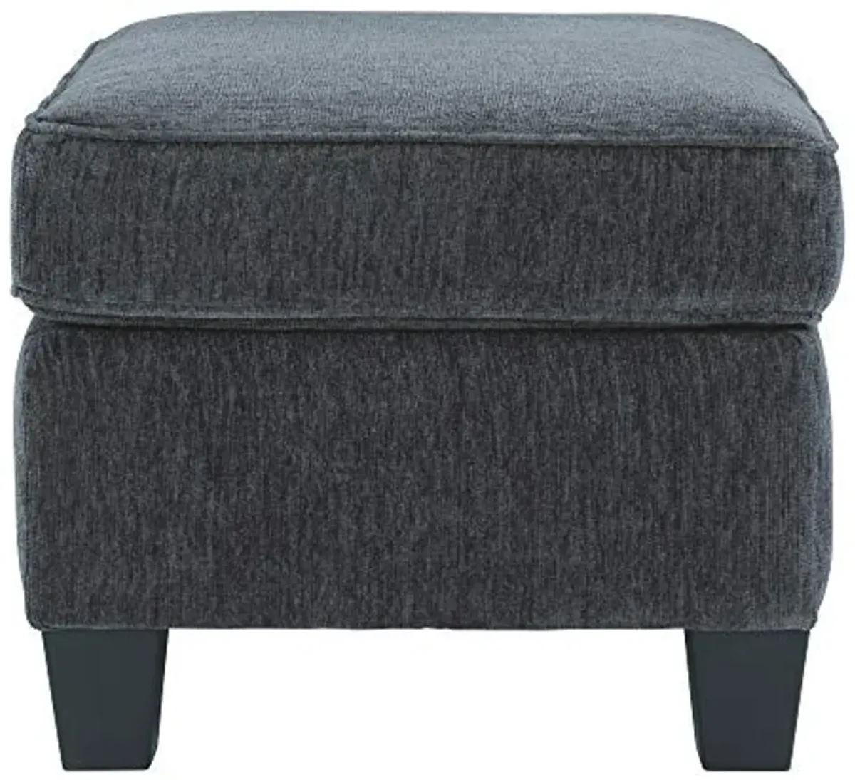 Signature Design by Ashley Abinger Contemporary Rectangle Ottoman, Dark Gray