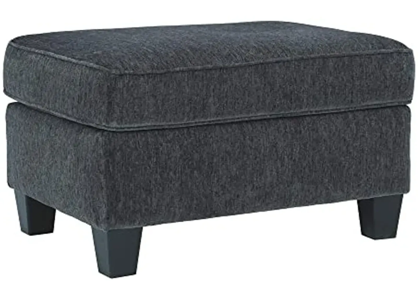 Signature Design by Ashley Abinger Contemporary Rectangle Ottoman, Dark Gray