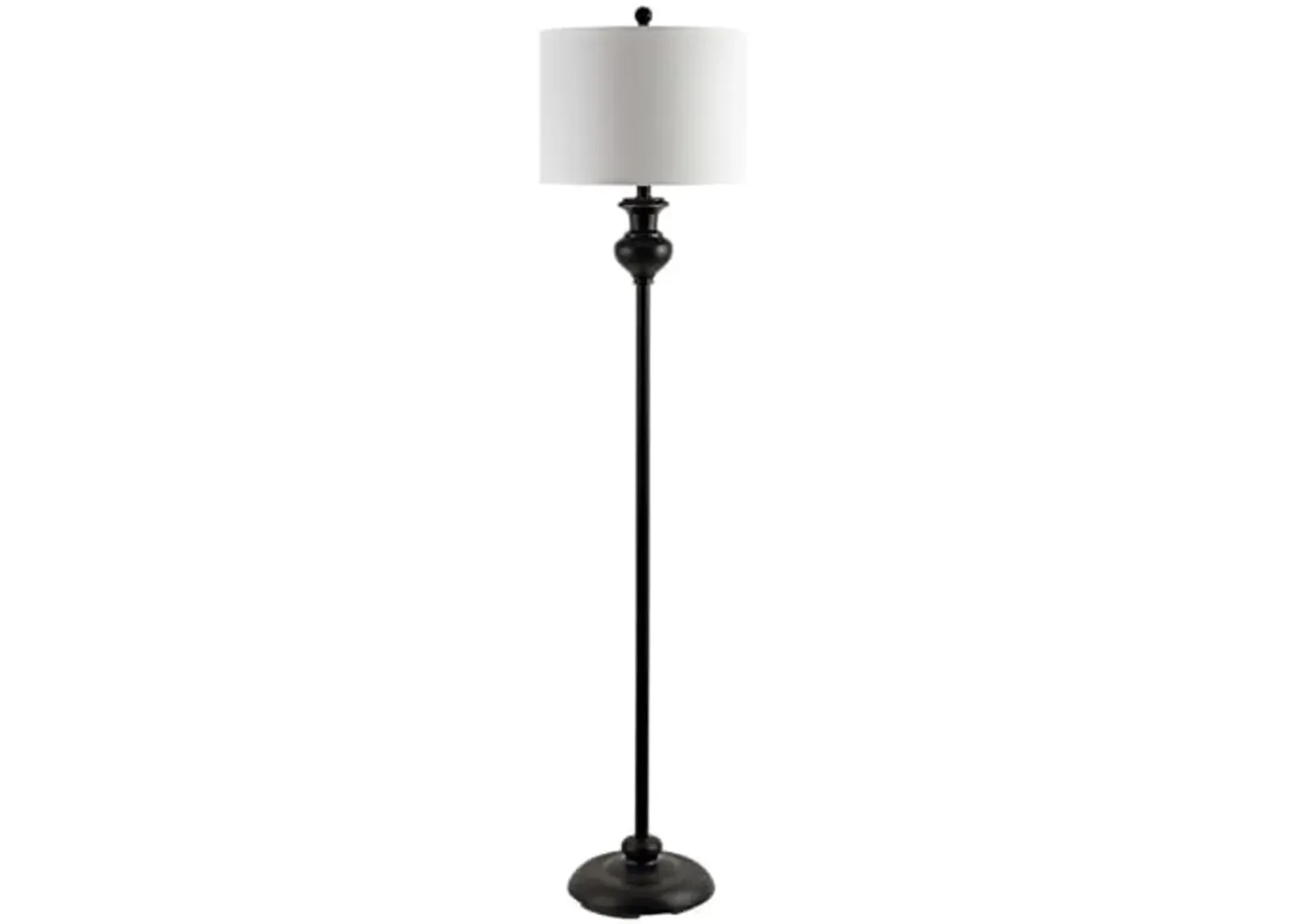 Safavieh FLL4083A Lighting Collection Erlan Antique Black 61-inch (LED Bulb Included) Floor Lamps