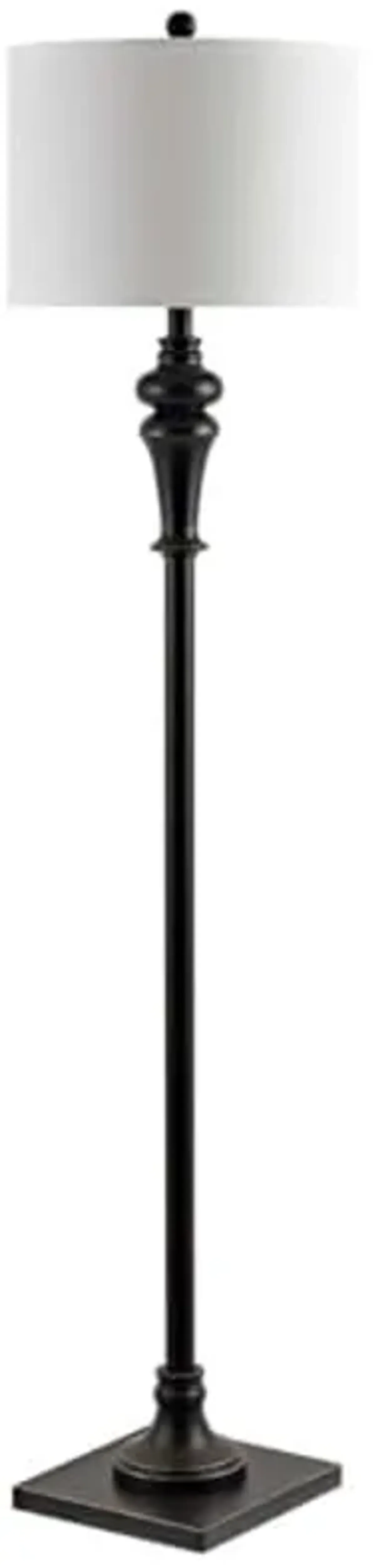 Safavieh FLL4082A Lighting Collection Norla Antique Black 61-inch (LED Bulb Included) Floor Lamps