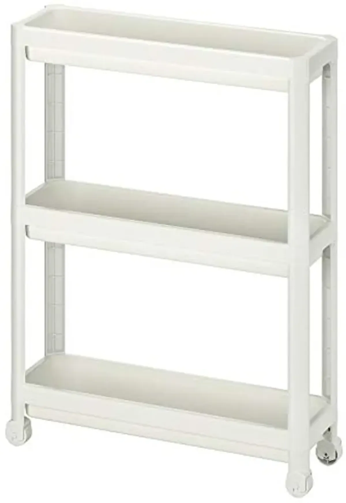 Ikea Vesken Cart White 21 1/4x7 1/8x28 004.712.22