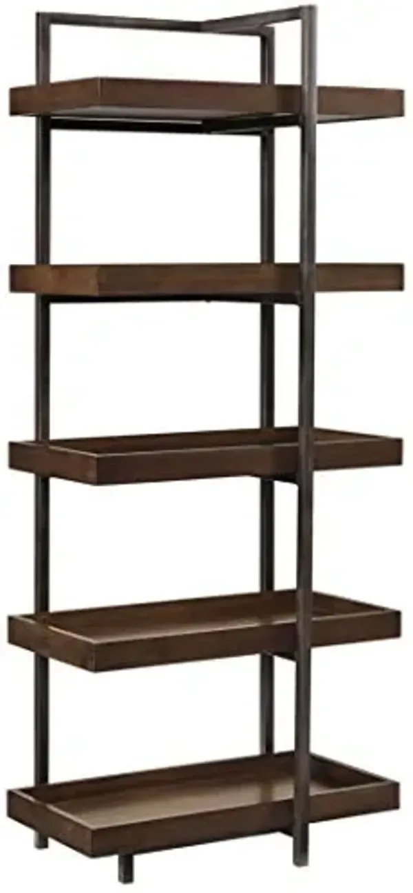 Signature Design by Ashley Starmore Industrial Entertainment Center Pier or Bookcase, Brown