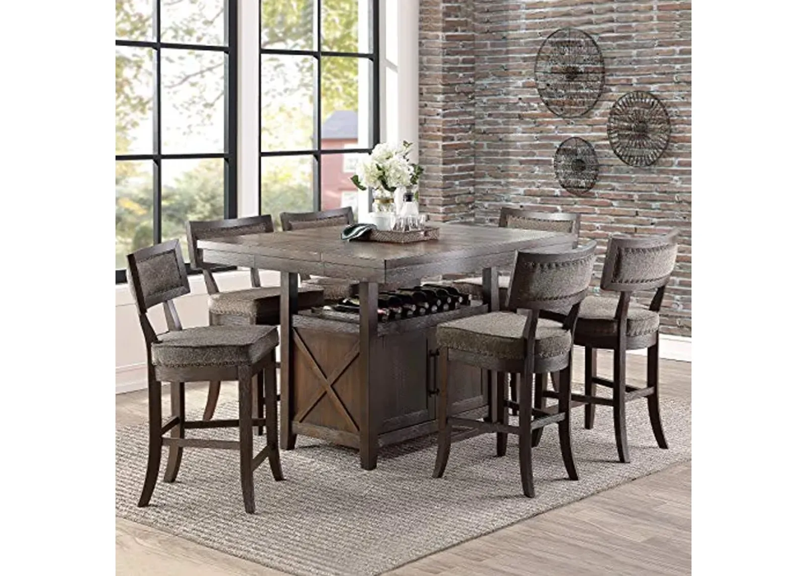 Lexicon Palladium 5-Piece Counter Height Dining Set, Cherry