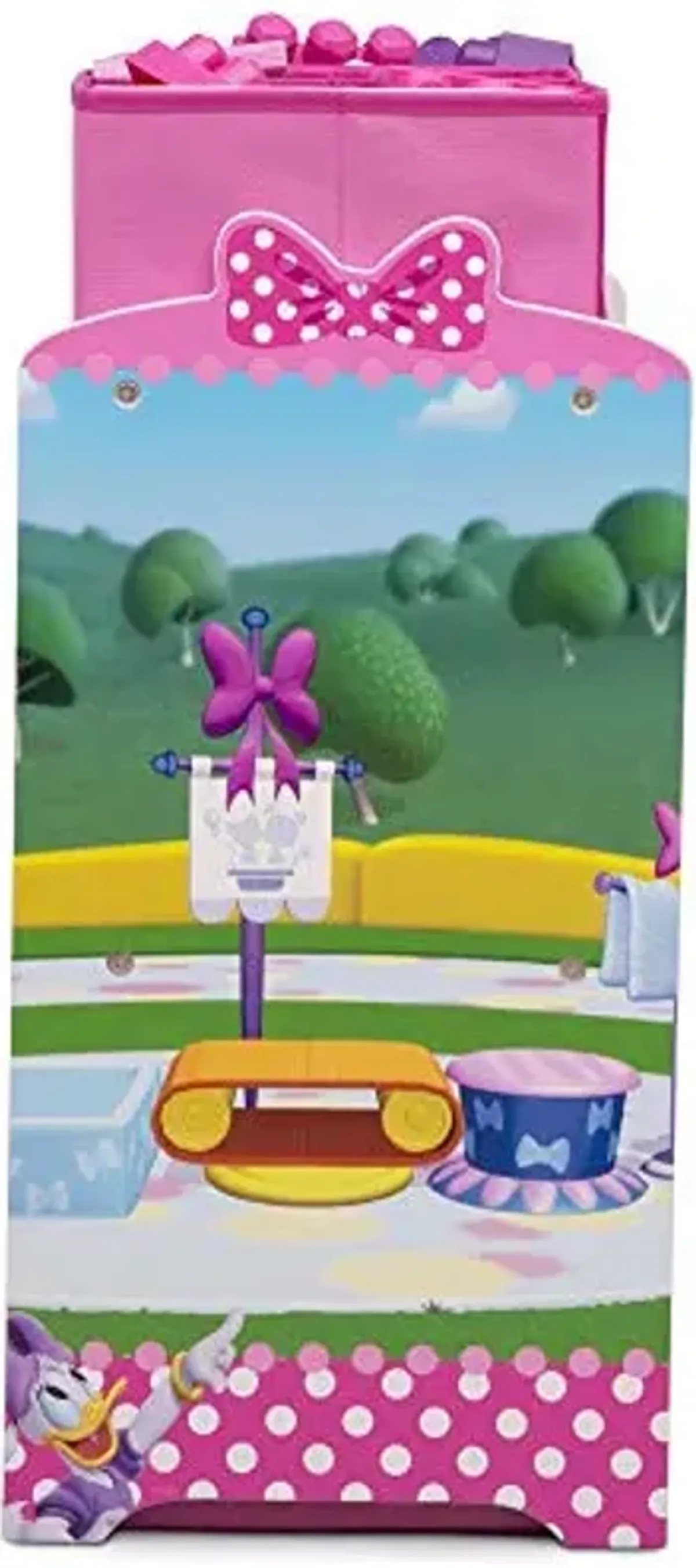 Delta Children Disney Minnie Mouse 6 Bin Design and Store Toy Organizer