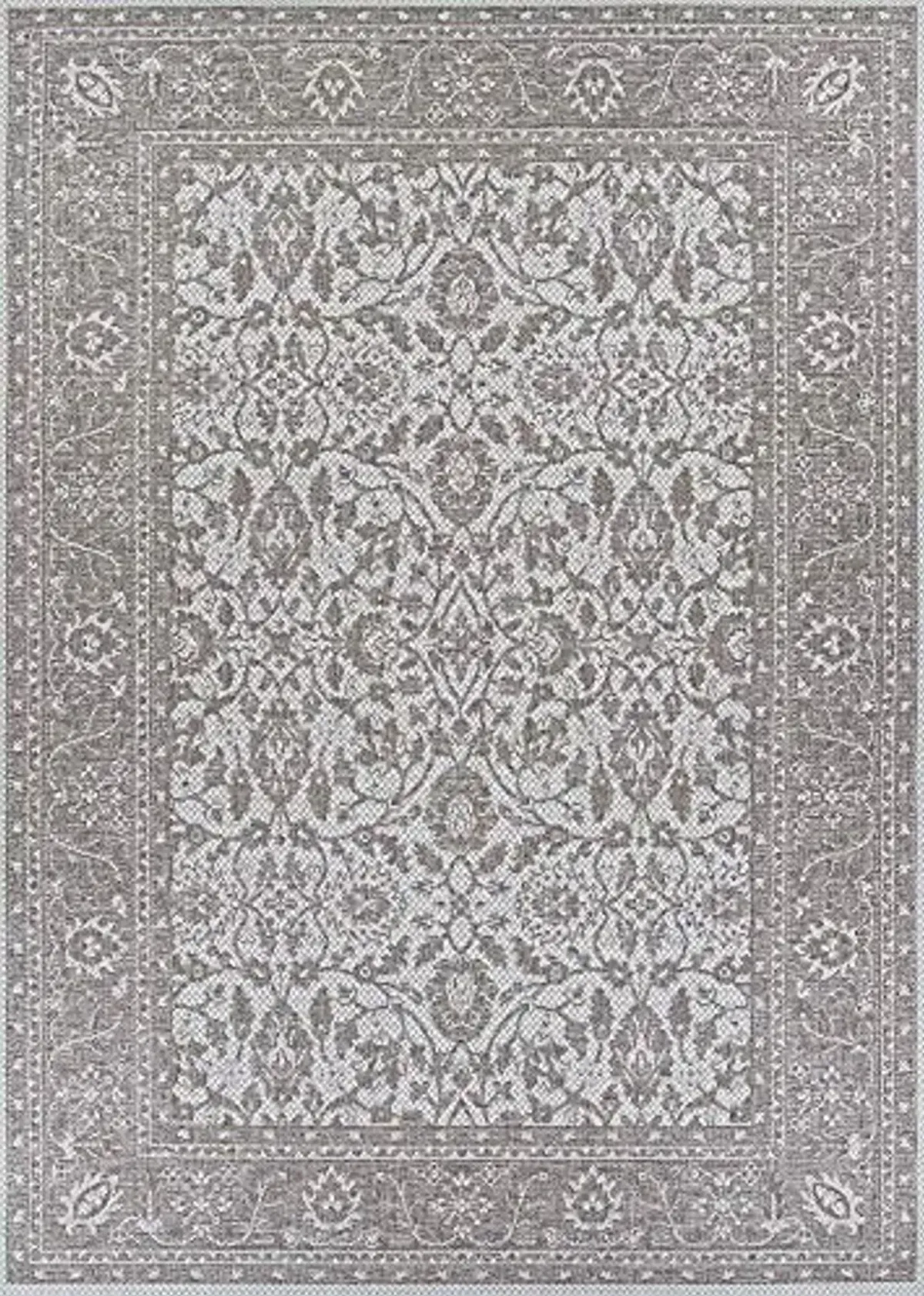 Couristan Marseille Carmoux Indoor/Outdoor Area Rug, 7'6" x 10'9", Mushroom Light Brown