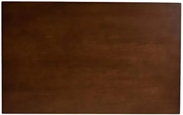 Baxton Studio Britte Mid-Century Modern Transitional Walnut Brown Finished Rectangular Wood Dining Table