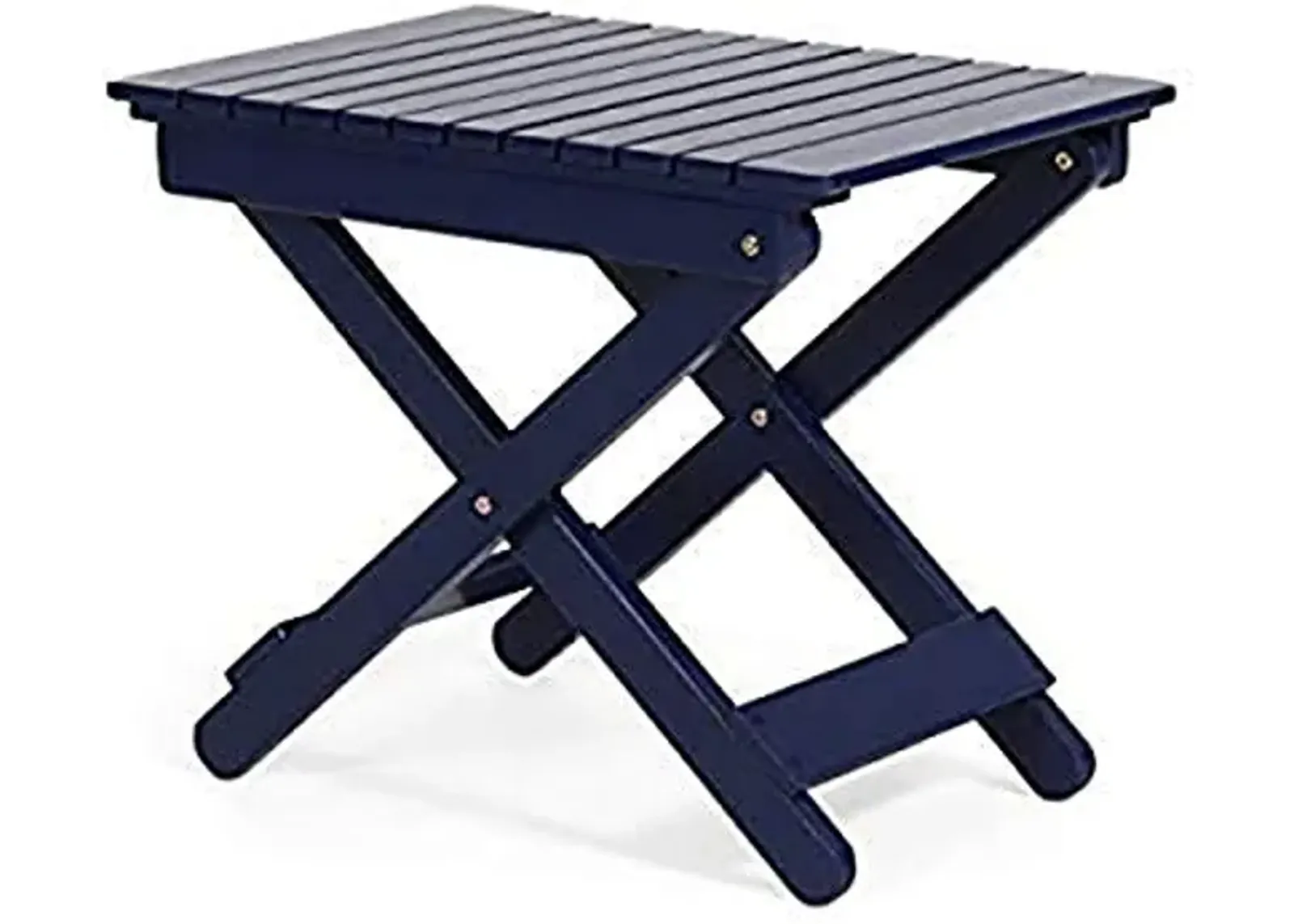 Christopher Knight Home Daphne Outdoor Folding Side Table, Navy Blue