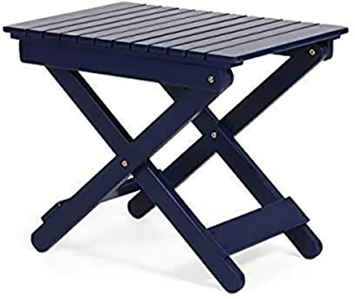 Christopher Knight Home Daphne Outdoor Folding Side Table, Navy Blue