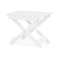 Christopher Knight Home Deborah Outdoor Folding Side Table, White