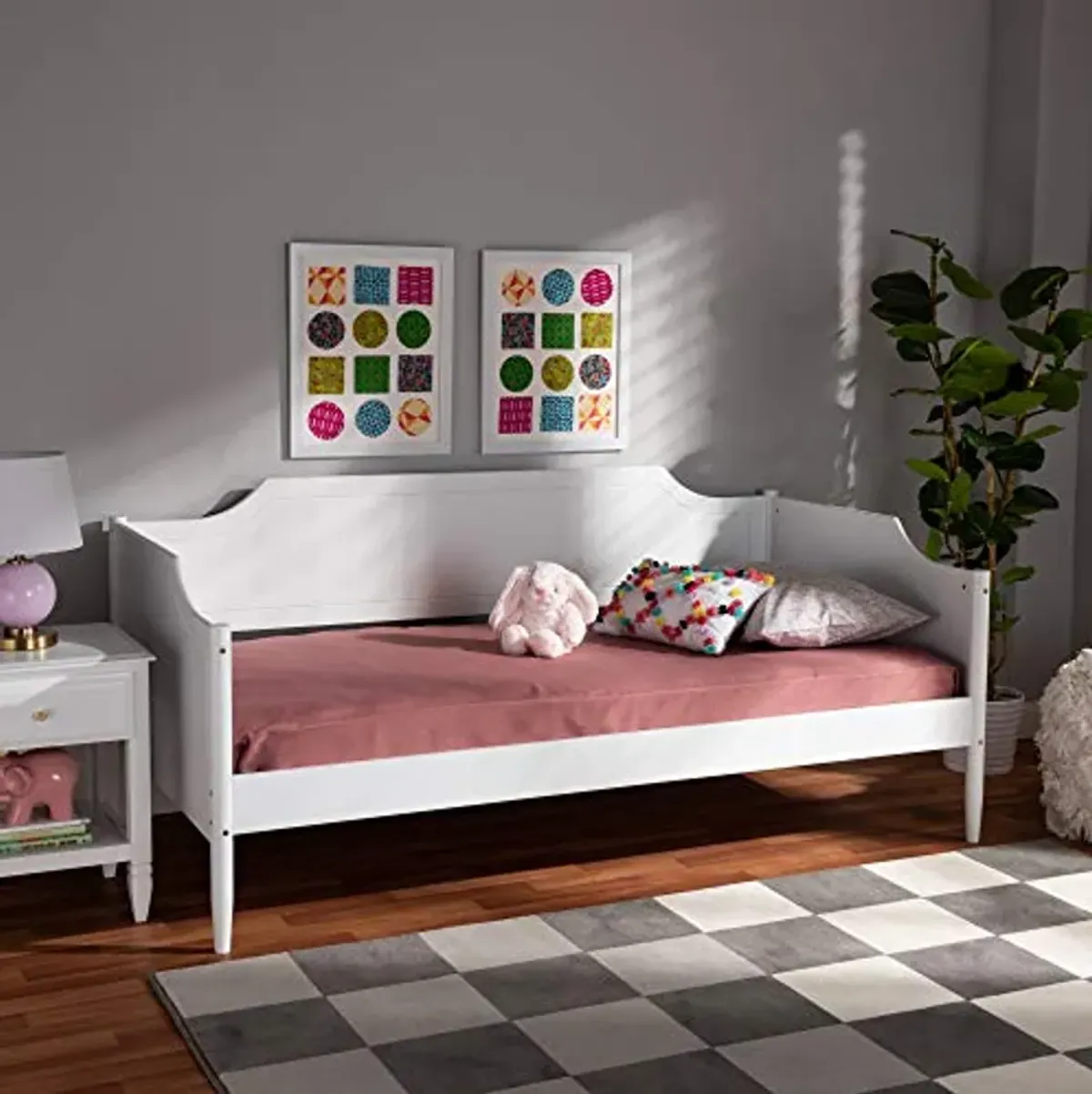 Baxton Studio Daybeds, Twin, White