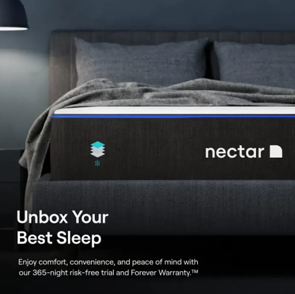 Nectar TwinXL Mattress - 365 Night Home Trial - Gel Memory Foam Mattress - CertiPUR-US Certified Foams - Forever Warranty