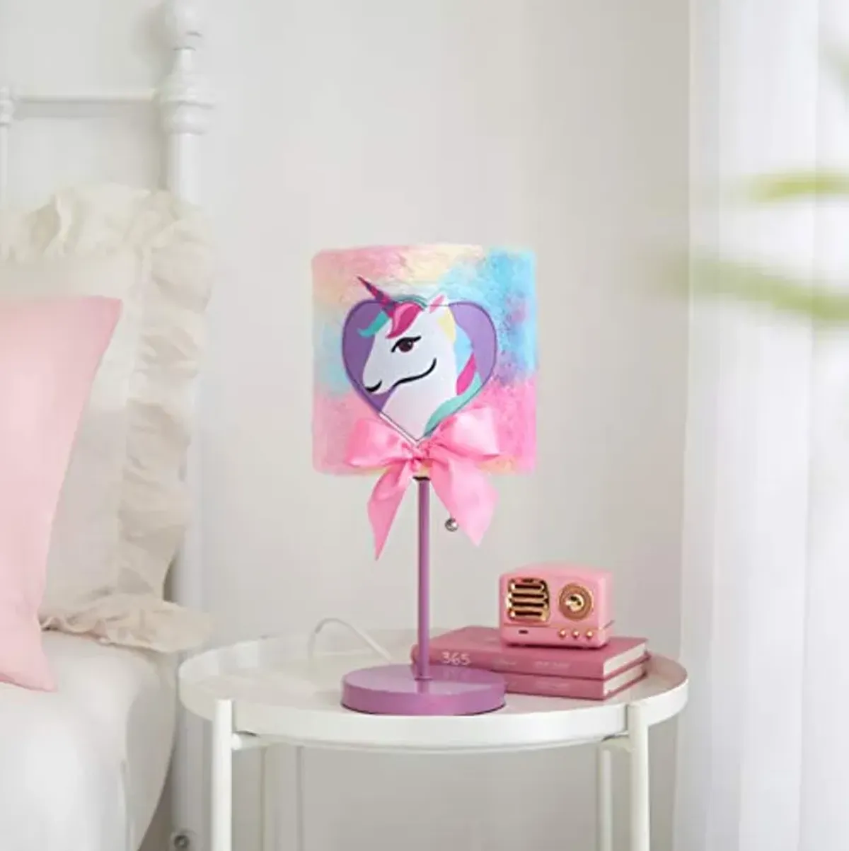 Idea Nuova JoJo Siwa Plush Shade Table Lamp