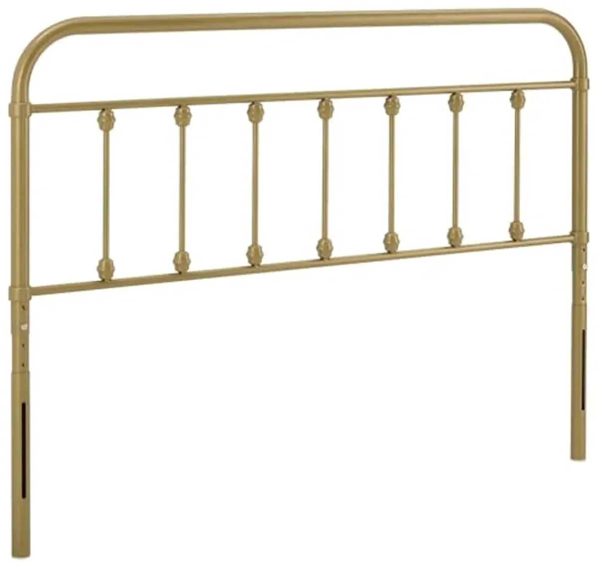 Modway MOD-6155-GLD Sage King Metal Headboard, Gold