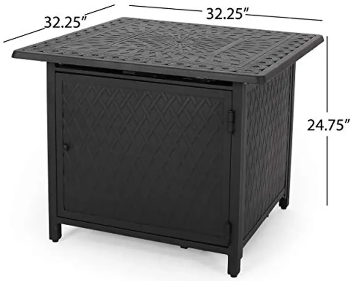 Christopher Knight Home FIRE Pit, Matte Black