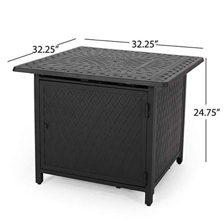 Christopher Knight Home FIRE Pit, Matte Black