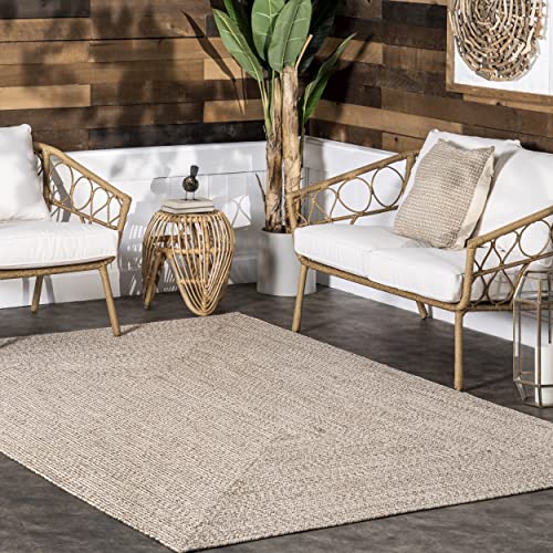 nuLOOM Wynn Braided Indoor/Outdoor Area Rug, 12' x 18', Tan