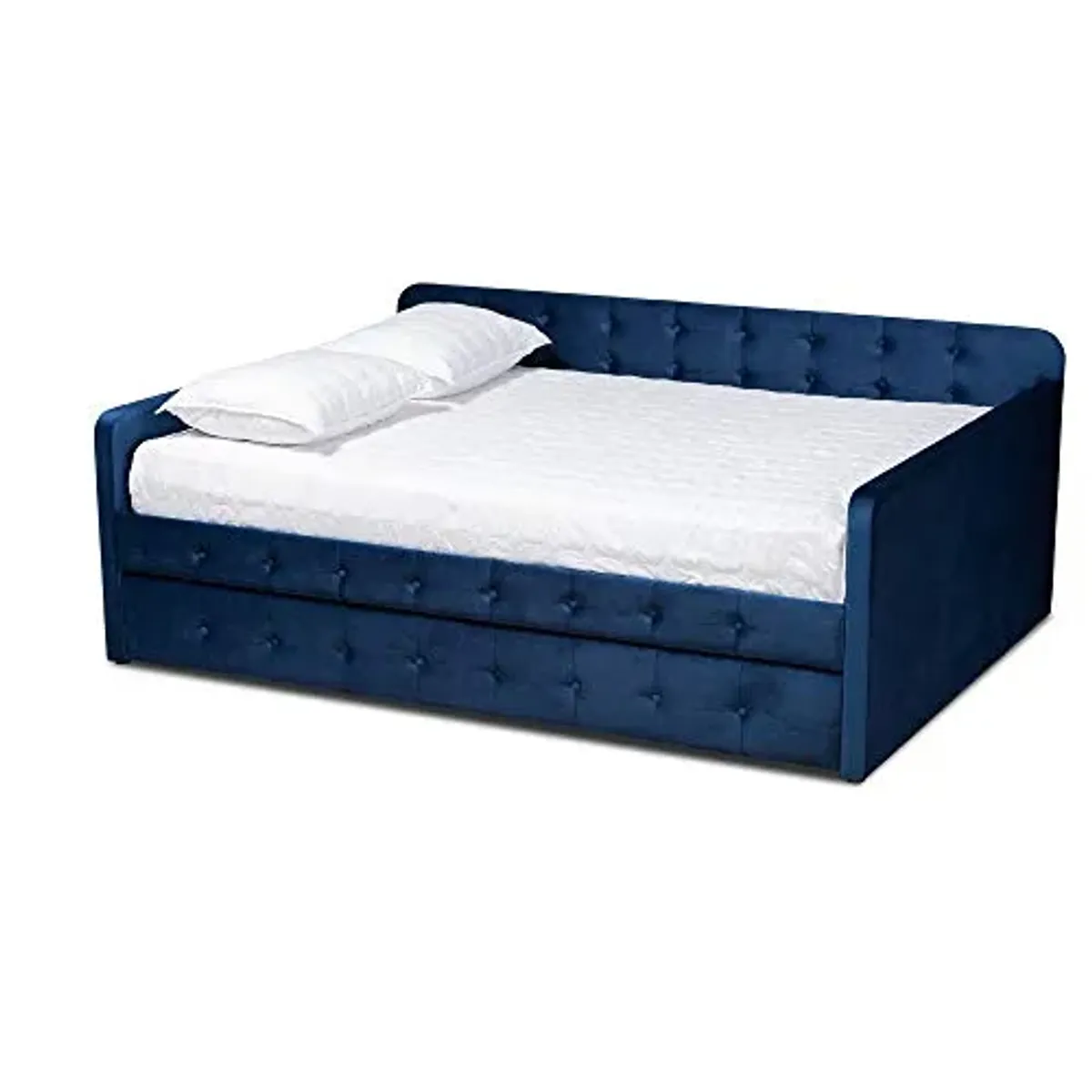 Baxton Studio Daybeds, Full, Navy Blue
