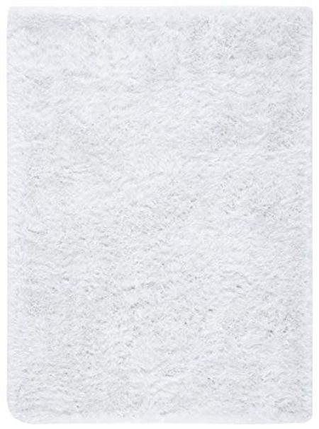 SAFAVIEH Vegas Shag Collection 9' x 12' Ivory VGS868A Solid Area Rug