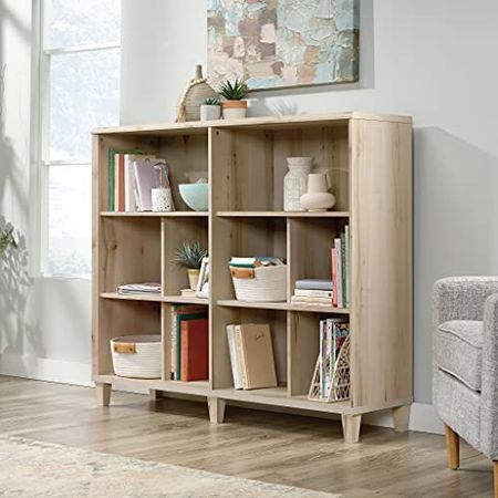 Sauder Willow Place Bookcase, L: 53.15" x W: 14.37" x H: 45.278", Pacific Maple Finish