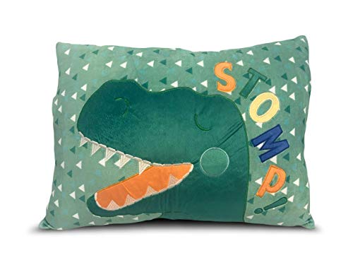 Heritage Kids Dinosaur Dec Pillow, Green
