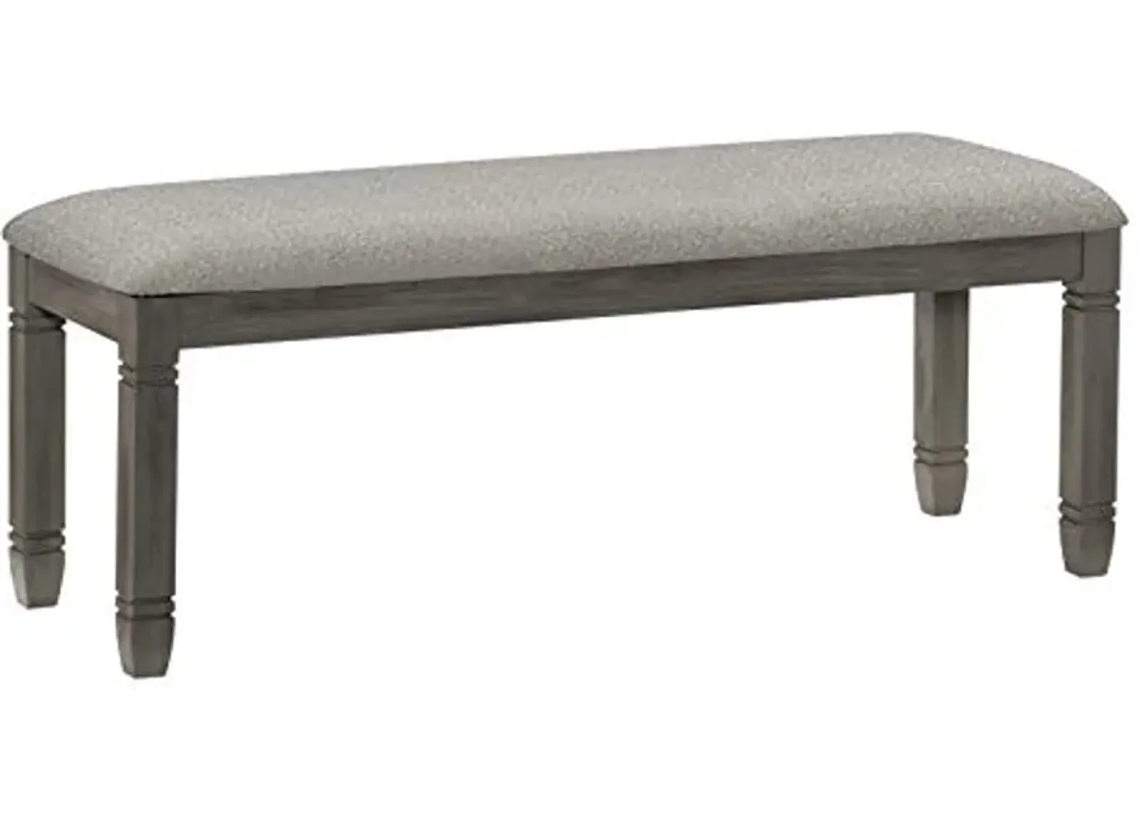 Lexicon Cailloux 48" Dining Bench, Antique Gray