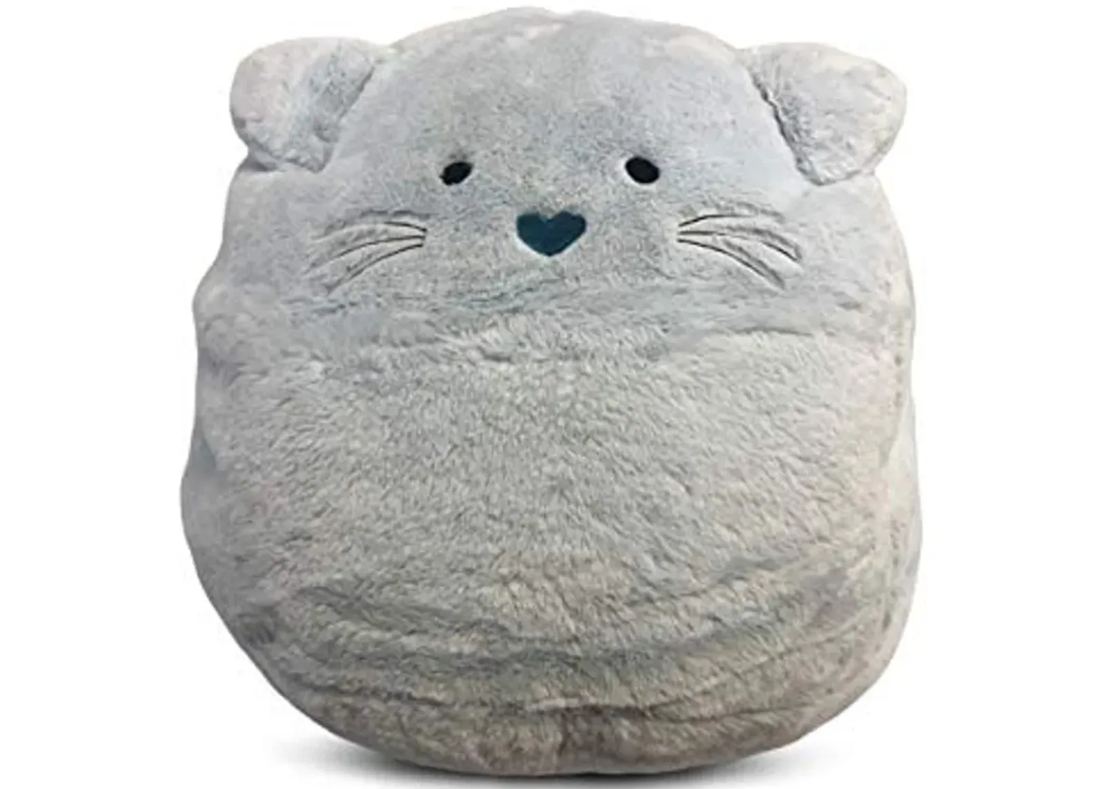 Heritage Kids Fur Kitty Critter Bean Bag Chair, Grey