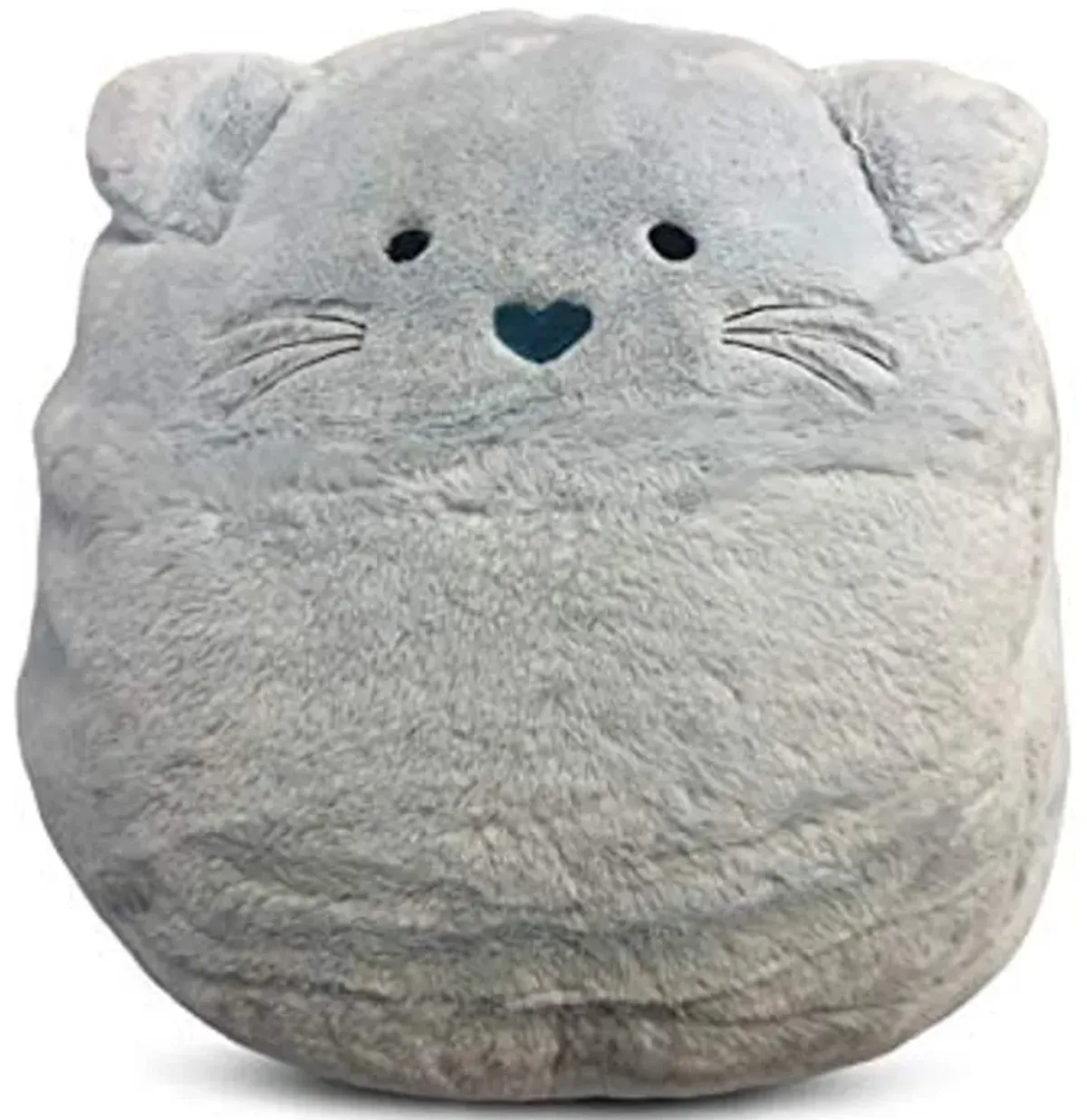 Heritage Kids Fur Kitty Critter Bean Bag Chair, Grey