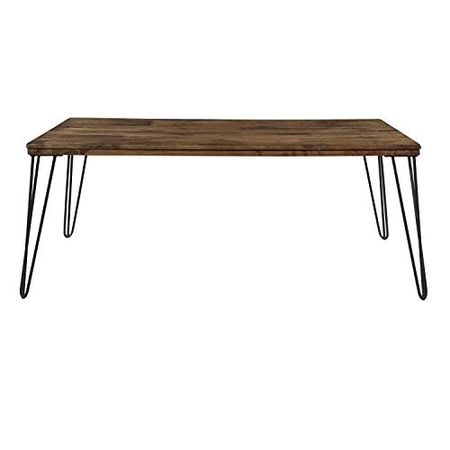 Lexicon Binoche 44" x 24" Coffee Table, Rustic Oak/Black