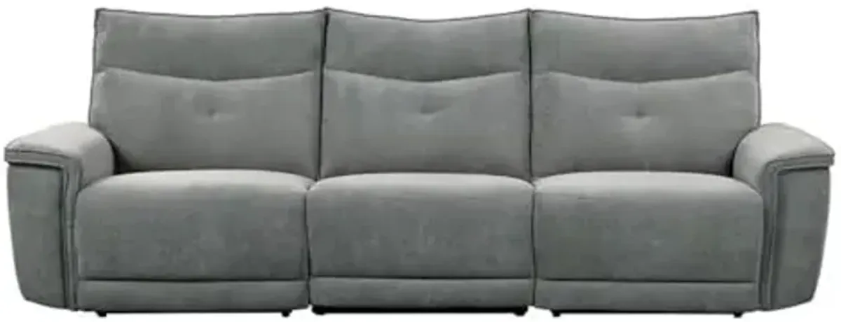 Lexicon Aimot Power Double Reclining Sectional, Sofa, Dark Gray
