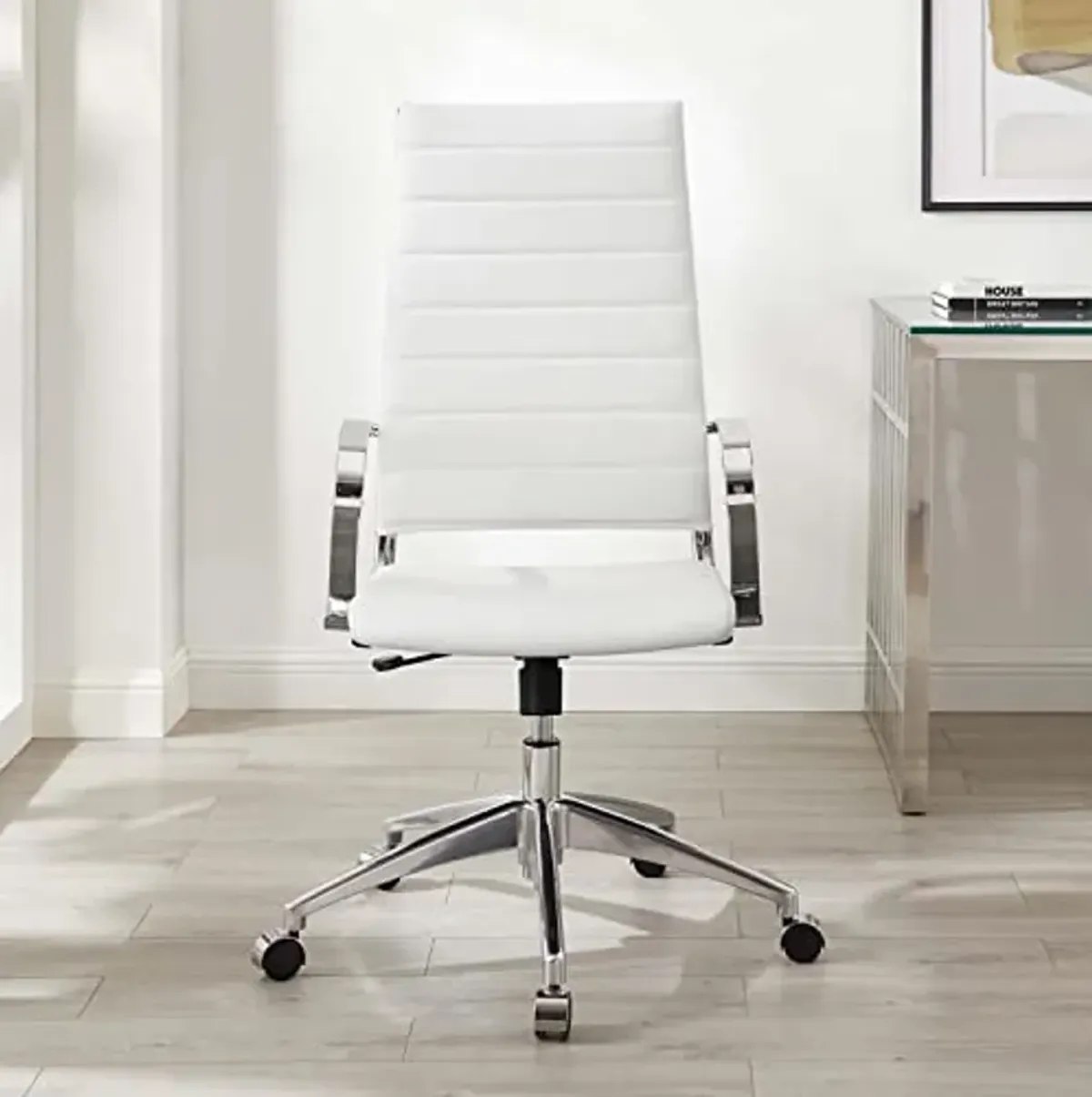 Modway EEI-4135-WHI Jive Highback Office Chair, White