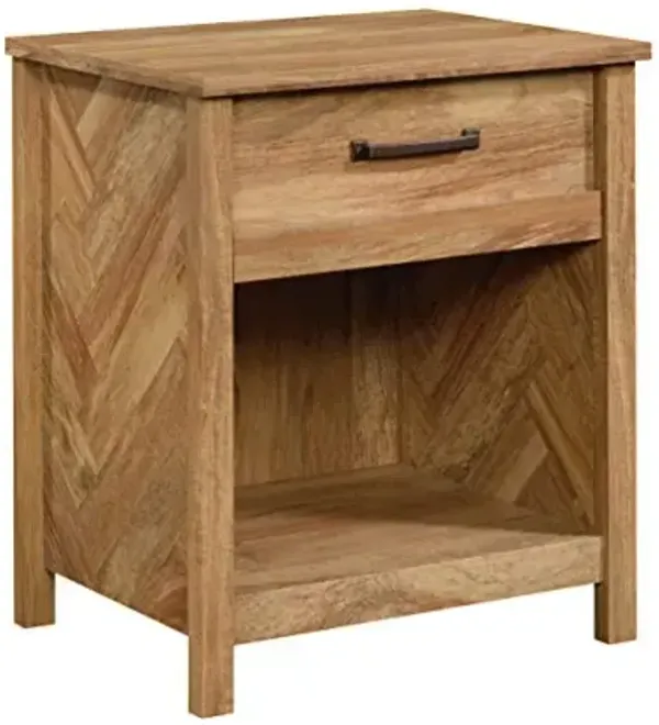 Sauder Cannery Bridge Night Stand with Spacious Drawer, Nightstand for Bedroom, Sindoori Mango Finish