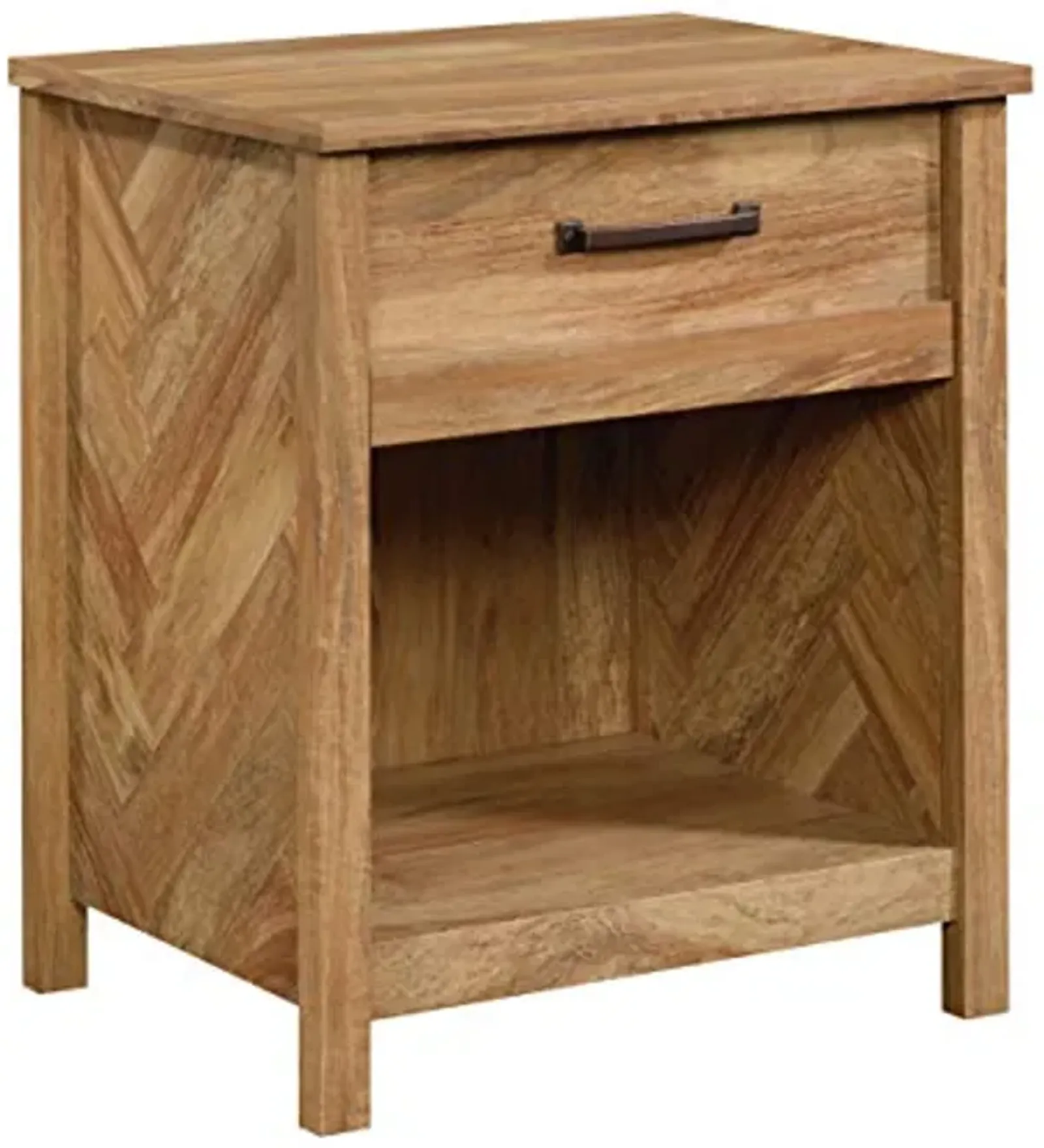 Sauder Cannery Bridge Night Stand, Bedside Table, Bedroom Side Table End Table, in Sindoori Mango