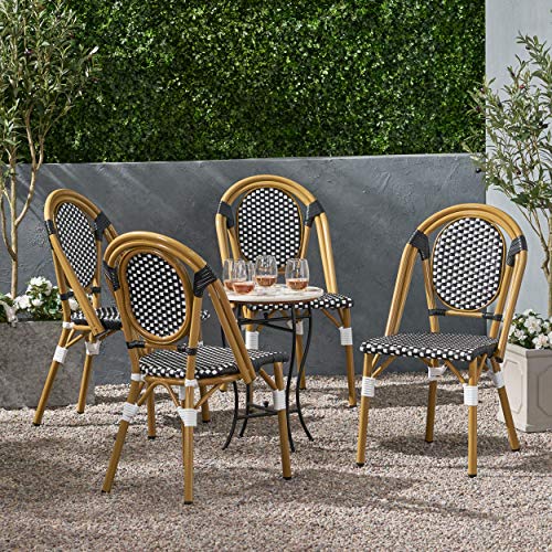 Christopher Knight Home Gwendolyn Outdoor French Bistro Chairs (Set of